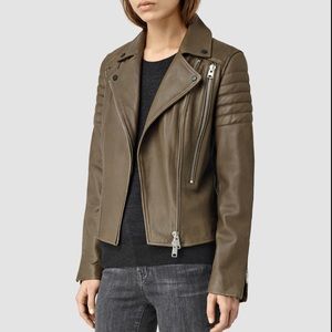 All Saints Obika Leather Biker Jacket